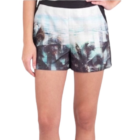 Ted Baker Jasiri Palm Tree Printed Dress Cotton Festival Tropical Beach Shorts - Picture 11 of 11